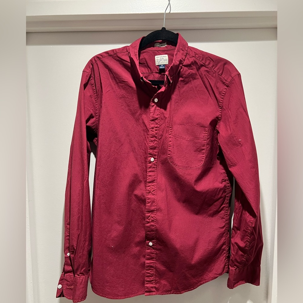 J Crew slim fit Secret Wash Stretch button down (M)